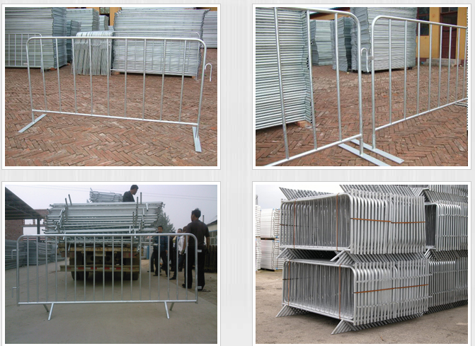 heiße eingetauchte galvanisierte vorübergehende Massenkontrollesperre der Zaunplatte 5