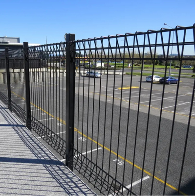 Malaysia Market Galvanized 5mm / 6mm Triangle Bending Roll Top Mesh Fence BRC Welded Wire Mesh Fence